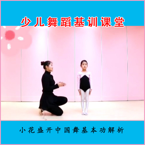少儿舞蹈基训课堂 小花盛开中国舞基本功视频解析