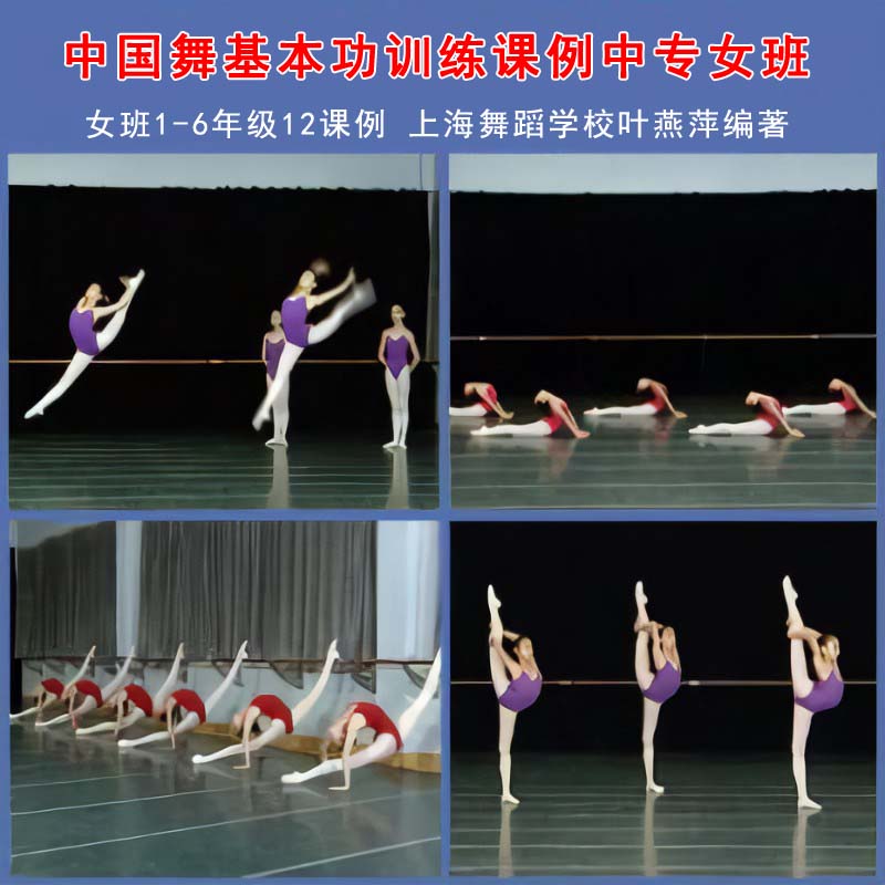 中国舞基本功训练课例中专女班 上海舞蹈学校叶燕萍编著